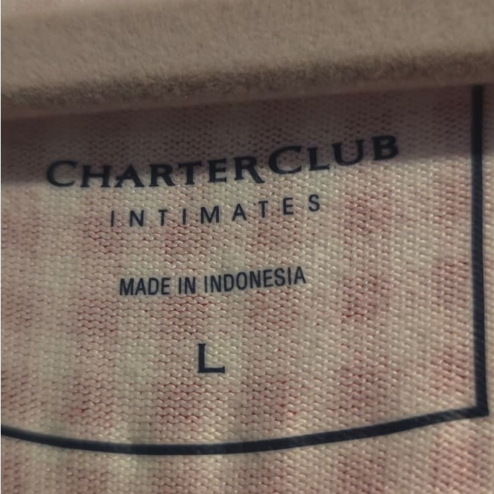 Charter Club Red and White Gingham Intimates - Picture 13 of 15